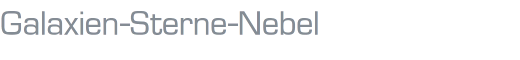 Galaxien-Sterne-Nebel